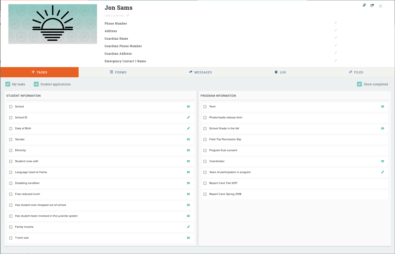 Grouptrail after school programs dashboard demo